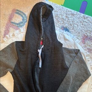 Men's Gray Zip-Up Sweater